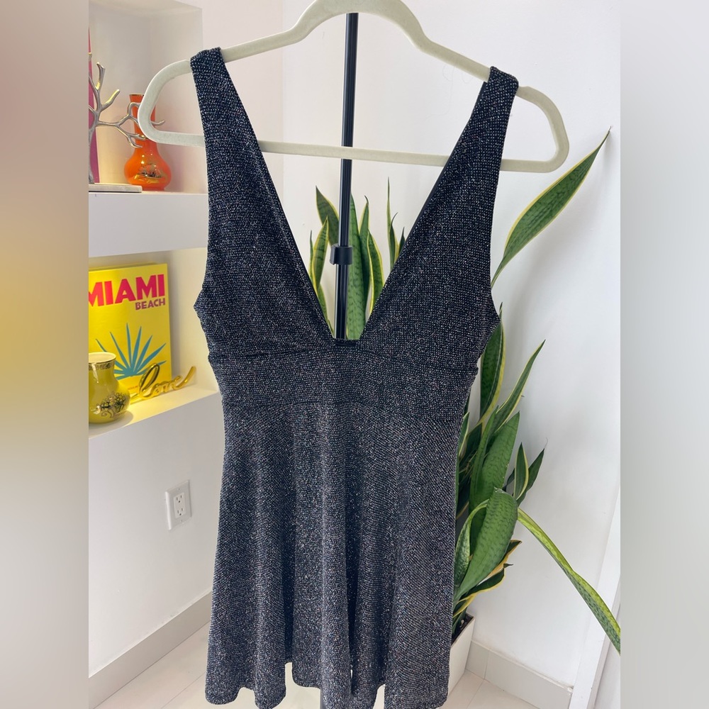 Lurex mini dress